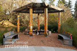 Healing garden pavilion, 2 Oct 2021