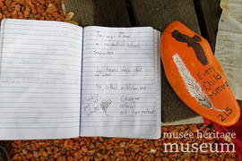 "To my Mami..." Memorial notebook page, 18 Jul 2021