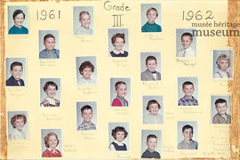 Little White school 1961-1962 Grade 3 student portraits