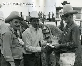 Kenny McLean winning award at Rodeo 109