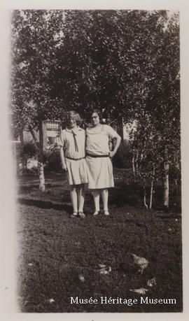 Cecile Rivest and Florence Gagne