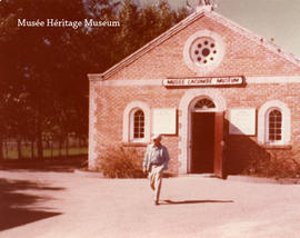 Robert Wakefield outside Musée Lacombe Museum