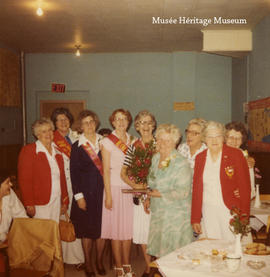 Bernadette Vaugeois awarded Eagle's Mother of the Year, 7 May 1978