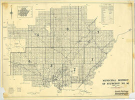 Municipal District of Sturgeon map, 1959